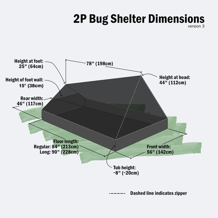 be x tarp ranger ii 2P Bug Shelter for Tarp Camping