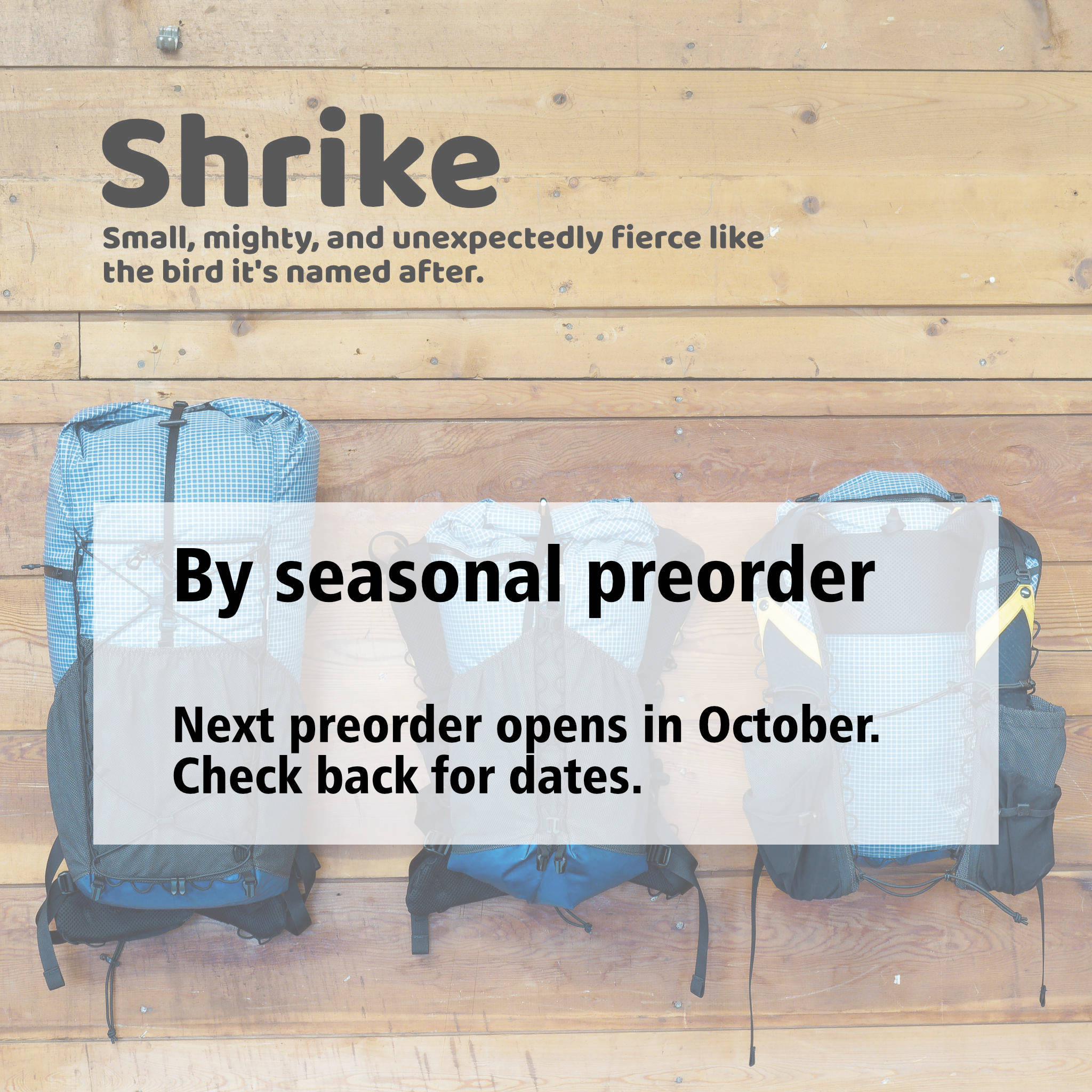 The Shrike Mountain Running Pack | YAMA Mountain Gear