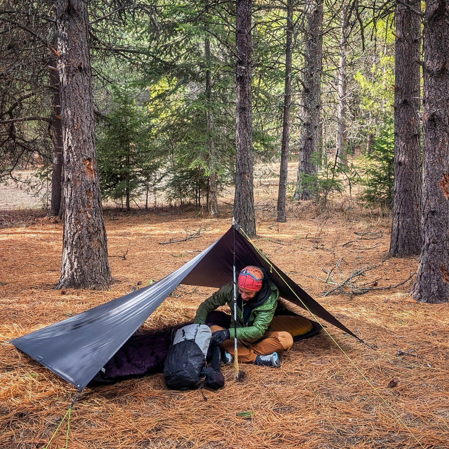 6' x 9' Flat Backpacking Tarp | YAMA Mountain Gear