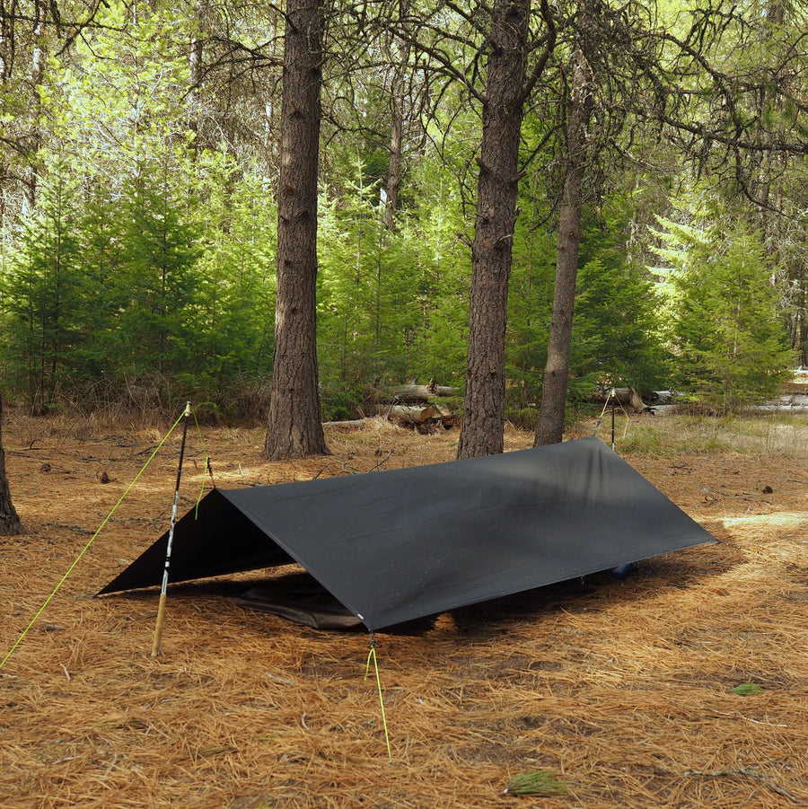 square tarp 6' x 9' Flat Backpacking Tarp