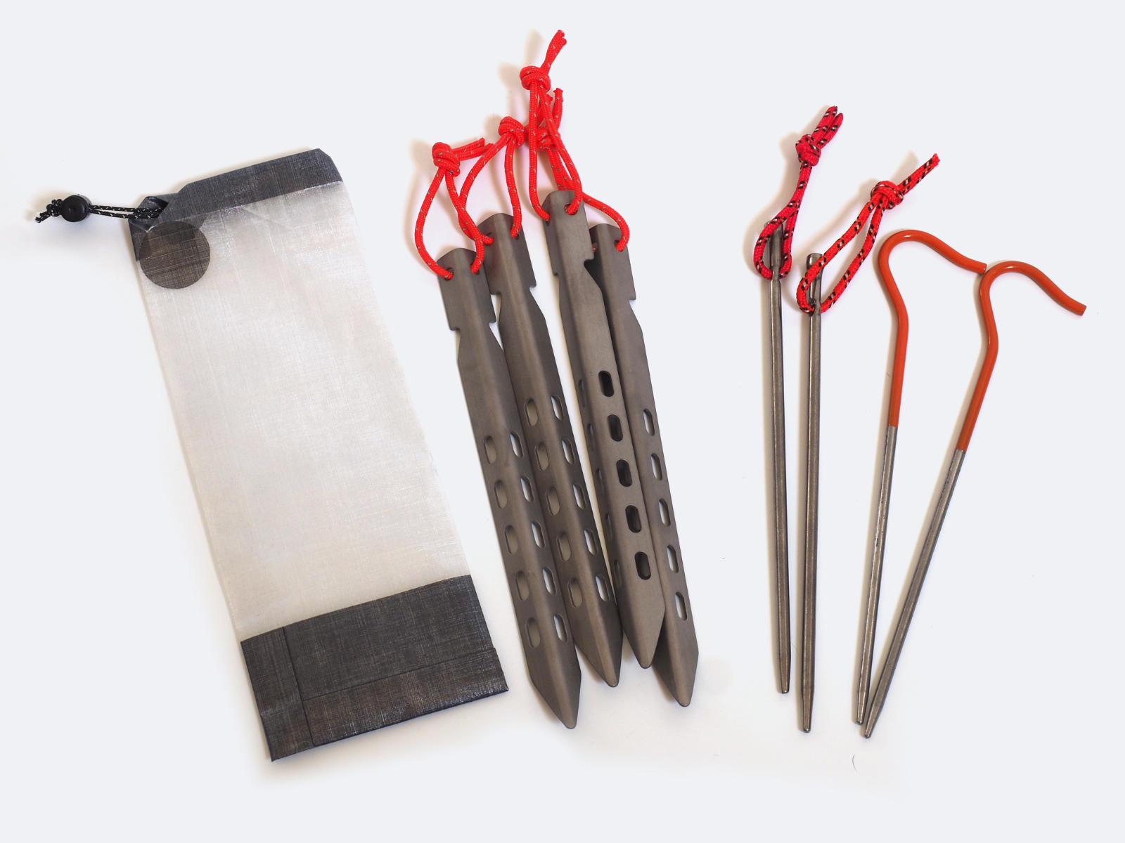 Tent Stake Bundle with DCF Bag | YAMA Mountain Gear