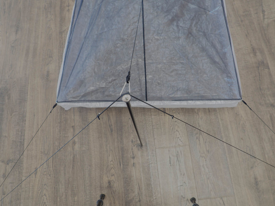 Rigging for stand-alone bivy pitch