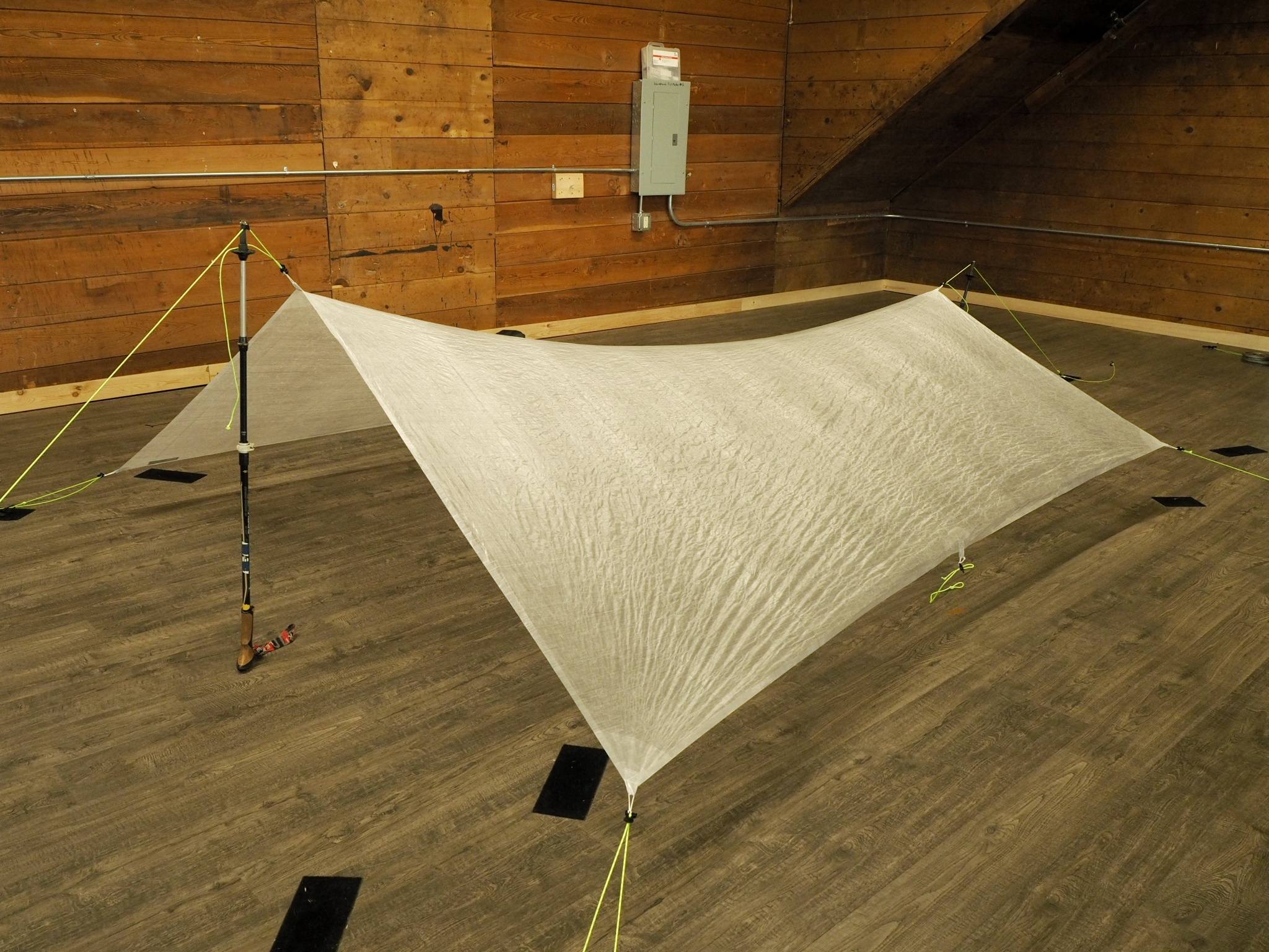 9'/7' x 9' Tapered Tarp - DCF8 – YAMA Mountain Gear