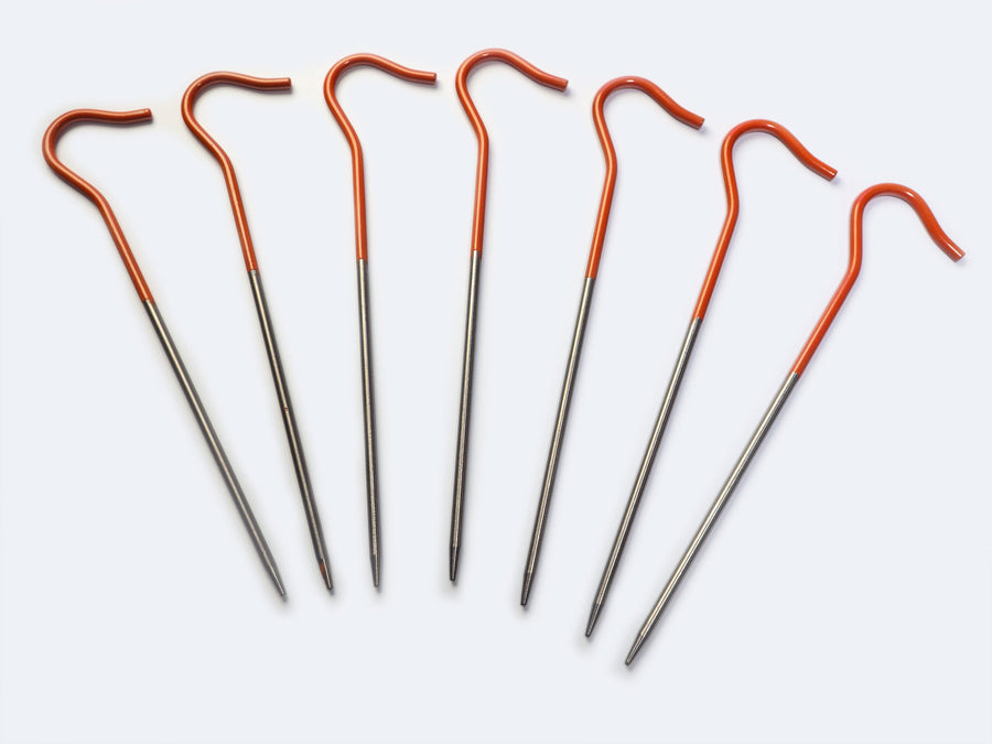 aluminum hook stake weight Titanium Shepherd Hook Stake
