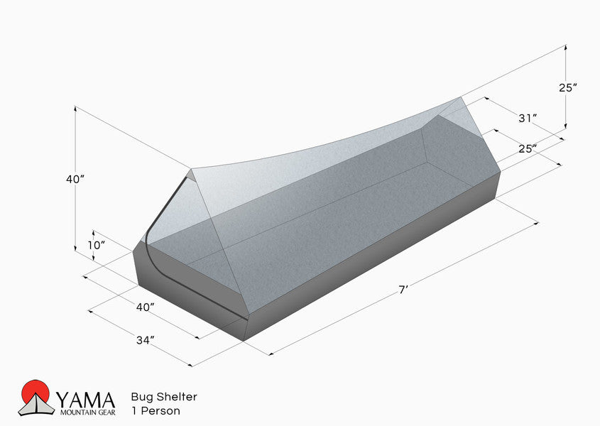 1P Bug Shelter DCF YAMA Mountain Gear